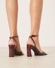 Raid RAID Novie heeled sandals in burgundy-Red - 3