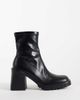 Raid RAID Riona block heeled ankle boots in black-Brown - 1