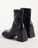 Raid RAID Riona block heeled ankle boots in black-Brown - 4