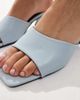 Raid RAID Saanvi block heeled mules in baby blue - 3