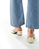 Raid RAID Saanvi block heeled mules in butter yellow - 4