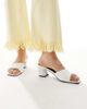 Raid RAID Saanvi block heeled mules in white - 1