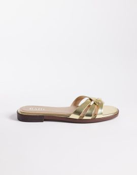 Raid RAID Toffee flat sandal slides in gold