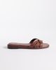 Raid RAID Toffee flat slider sandals in brown - 1