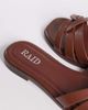 Raid RAID Toffee flat slider sandals in brown - 4