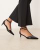Raid RAID Tosha kitten heel shoes in black patent - 1
