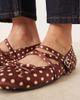 Raid RAID Varley ballet flats in brown polka dot - 3