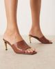 Raid RAID Vera heeled mules in brown - 3