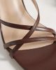 Raid Wide Fit RAID Wide Fit Aspyn strappy heeled block sandals in brown - 3