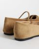 Raid Wide Fit RAID Wide Fit Aylani faux suede square toe ballet flats in sand-Neutral - 2