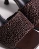 Raid Wide Fit RAID Wide Fit Caprice kitten heel sandals in brown - 2