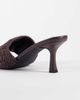 Raid Wide Fit RAID Wide Fit Caprice kitten heel sandals in brown - 3
