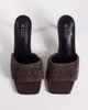 Raid Wide Fit RAID Wide Fit Caprice kitten heel sandals in brown - 4