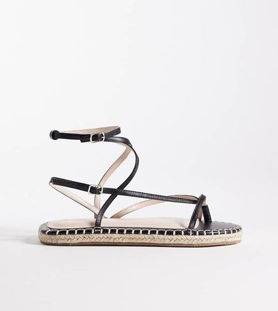 Raid Wide Fit RAID Wide Fit Danita espadrille flat sandals in black