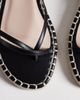 Raid Wide Fit RAID Wide Fit Danita espadrille flat sandals in black - 2