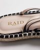 Raid Wide Fit RAID Wide Fit Danita espadrille flat sandals in black - 3