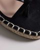 Raid Wide Fit RAID Wide Fit Danita espadrille flat sandals in black - 4