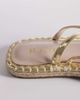 Raid Wide Fit RAID Wide Fit Danita espadrille flat sandals in gold - 3