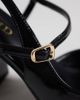 Raid Wide Fit RAID Wide Fit Merrill block heeled slingback shoes with pointed toe in black - 2