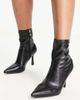 Raid Wide Fit RAID Wide Fit Renata stiletto heel ankle boots in black - 3