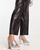 Raid Wide Fit RAID Wide Fit Stella platform mules in metallic silver - 1