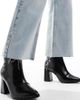 Raid Wide Fit RAID Wide Fit Tetlee block heel ankle boots in black patent - 1