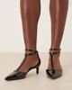 Raid Wide Fit RAID Wide Fit Tosha kitten heel shoes in black patent - 1