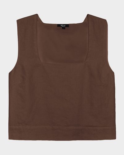 Rails Akira Linen Crop Top