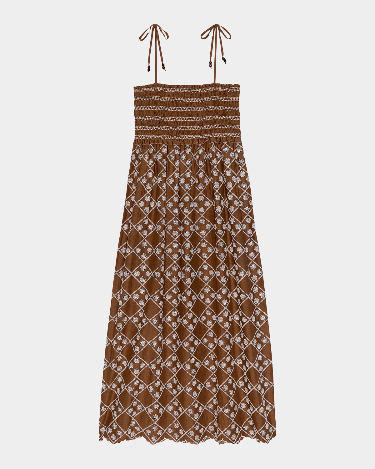 Rails Becca Embroidered Cotton Maxi Dress