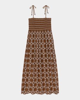 Rails Becca Embroidered Cotton Maxi Dress