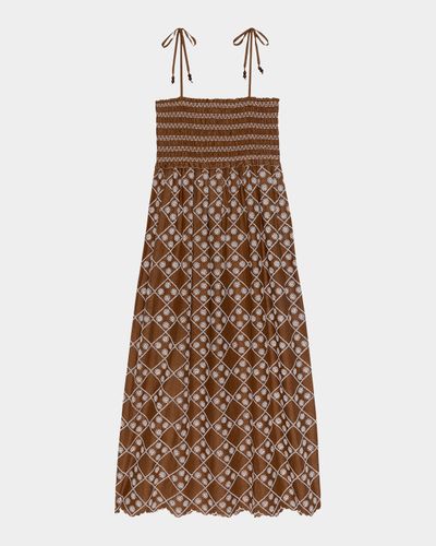 Rails Becca Embroidered Cotton Maxi Dress