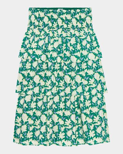 Rails Belle Floral Tiered Midi Skirt