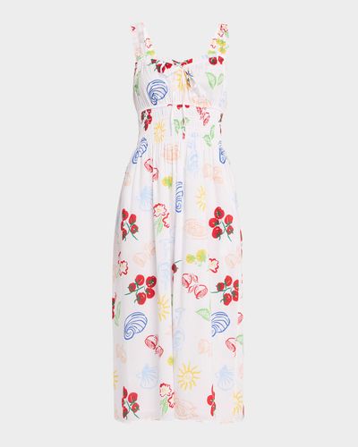 Rails Capri Printed Cotton Midi Dress