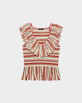 Rails Carmelita Stripe Crochet Top