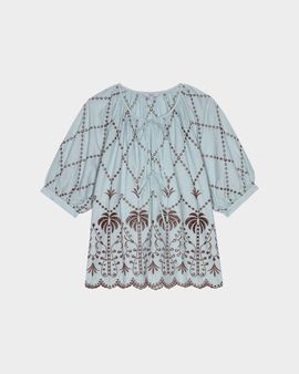Rails Catalene Embroidered Cotton Blouse