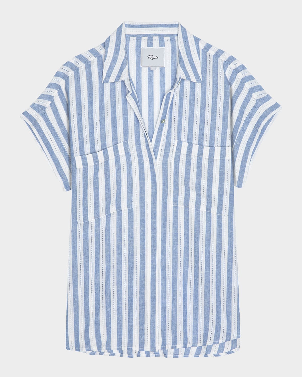 Rails Cito Stripe Short-Sleeve Shirt
