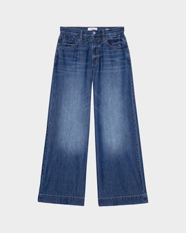 Rails Dover Wide-Leg Drawstring Jeans