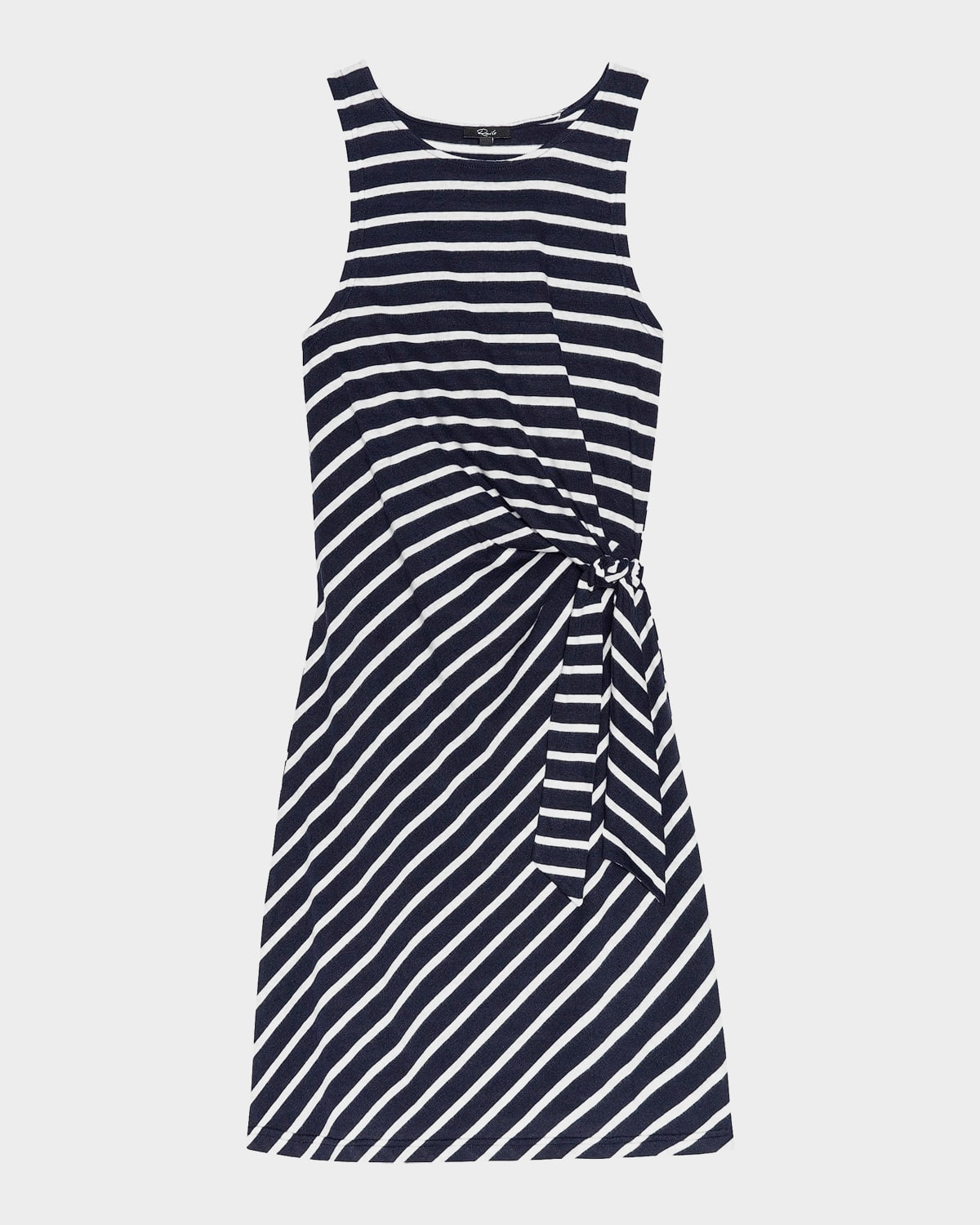 Rails Harriet Striped Cotton Knotted Minidress