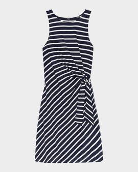 Rails Harriet Striped Cotton Knotted Minidress