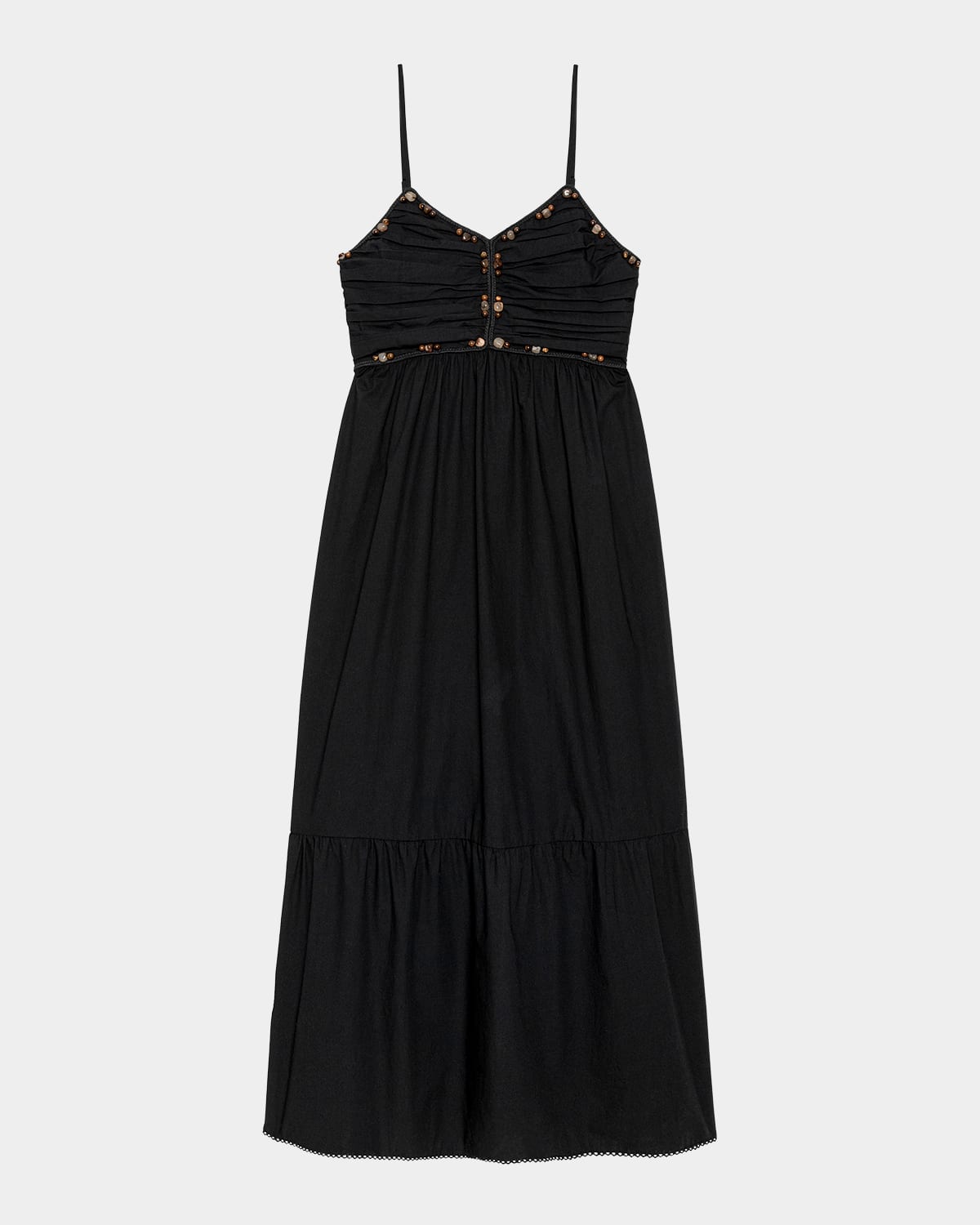 Rails Ivana Beaded Cotton Maxi Dress