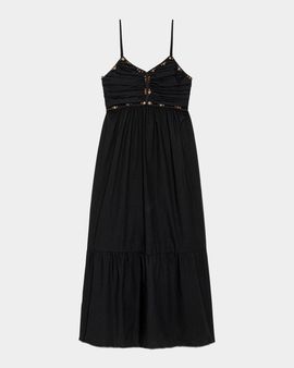 Rails Ivana Beaded Cotton Maxi Dress