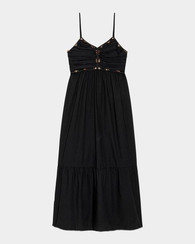Rails Ivana Beaded Cotton Maxi Dress