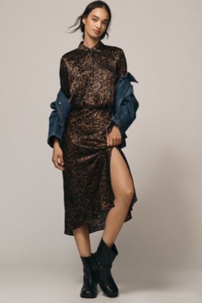 Rails Jazlyn Long-Sleeve Midi Shirtdress