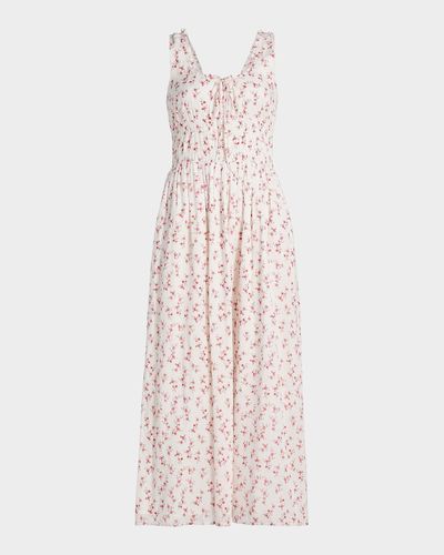 Rails Jordie Floral Cotton A-Line Midi Dress