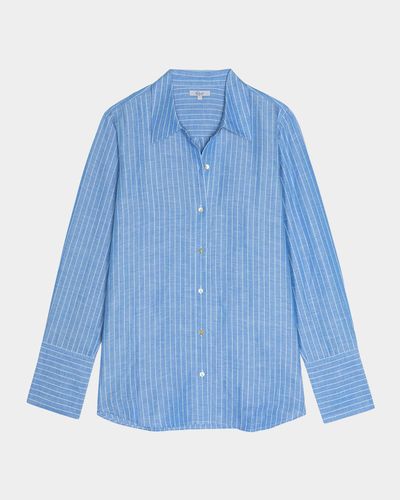 Rails Knox Pinstripe Linen Shirt