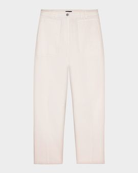 Rails Lunar Stretch-Cotton Twill Straight-Leg Pants