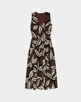 Rails Maeve Printed V-Neck Midi Dress