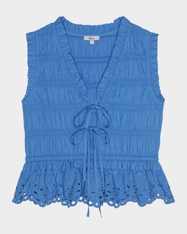 Rails Martine Embroidered Cotton Top