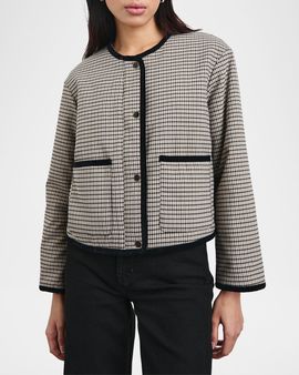 Rails Nota Check Quilted Jacket