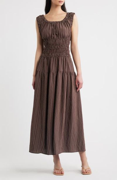 Rails Rails Anastasia Shirred Sleeveless Maxi Dress